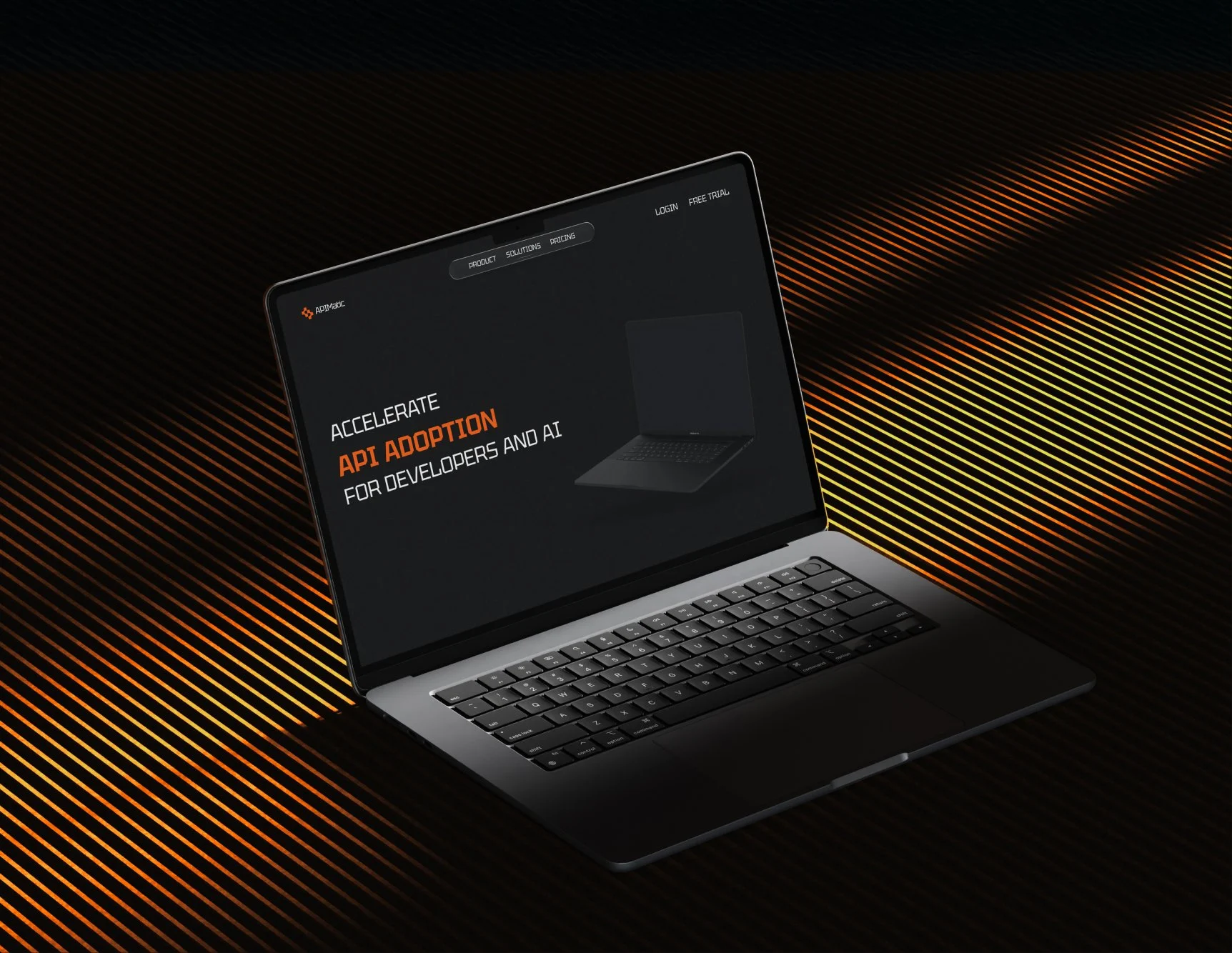APIMatic website on a laptop