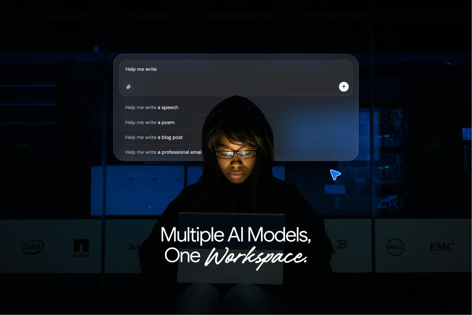 Chatly key art — multiple AI models, one workspace