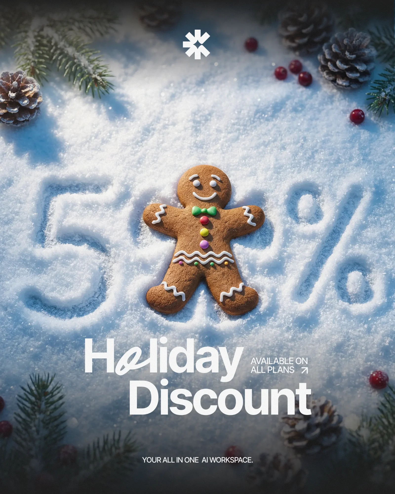 Chatly social post — holiday discount
