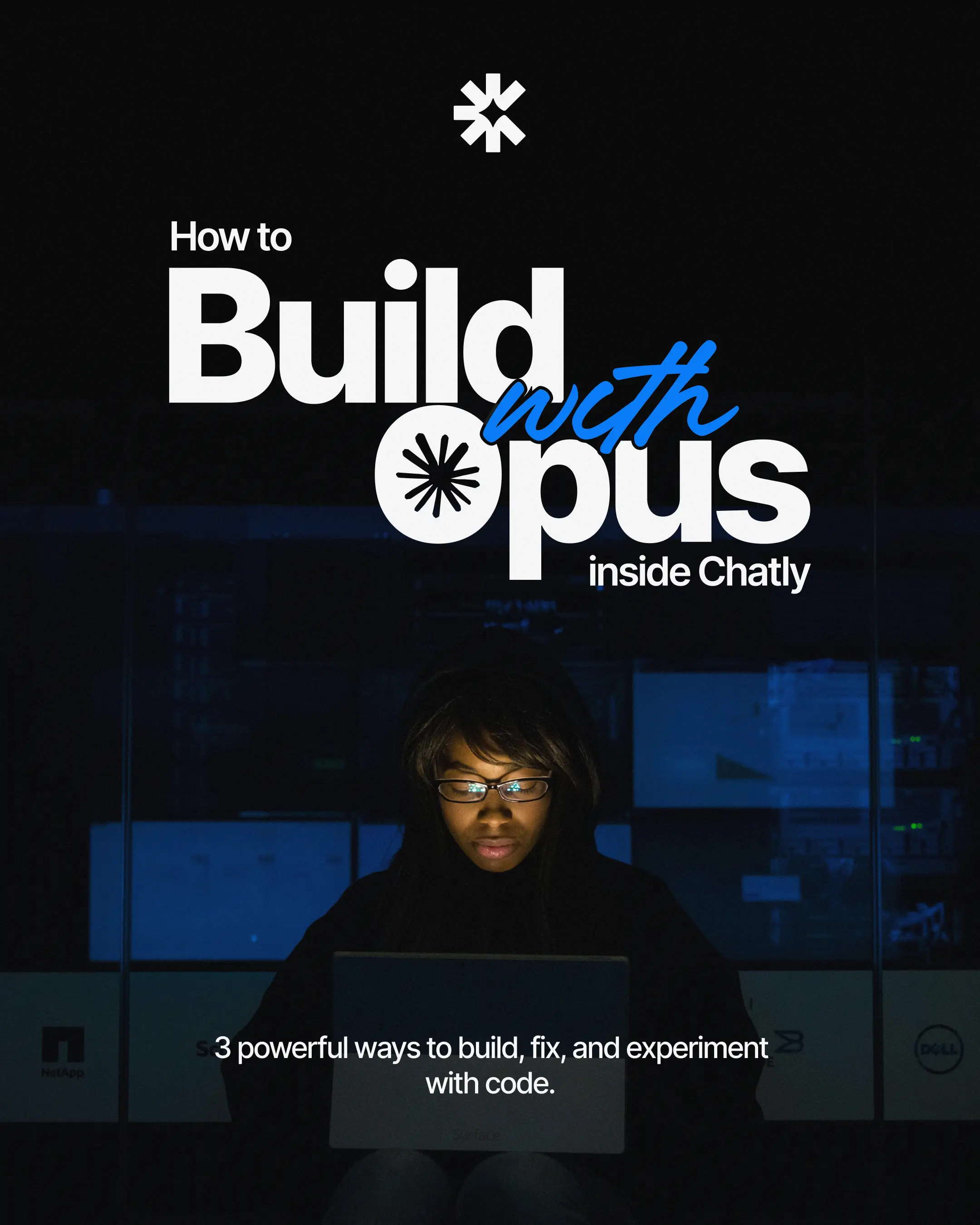 Chatly social post — how to build with Opus